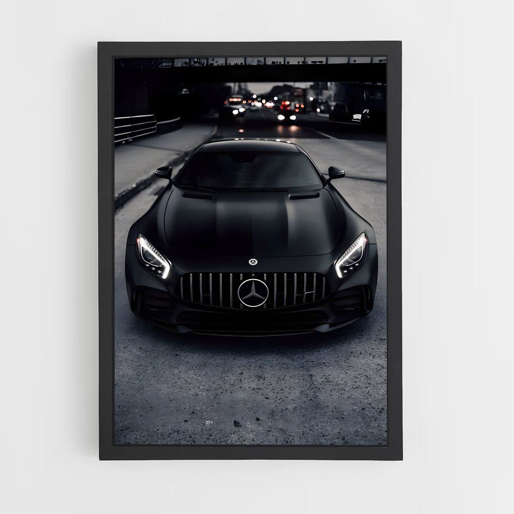 Poster magnifique Sls amg gt – affiche Mercedes (vue 2)